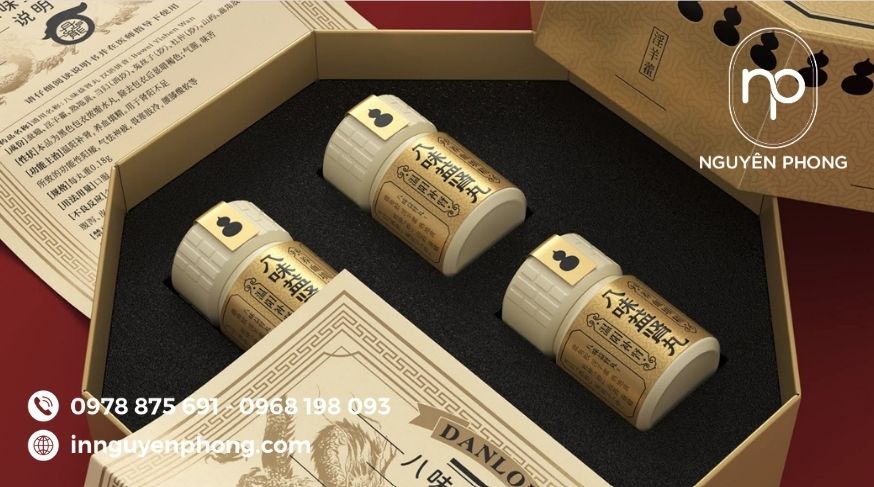 Mẫu logo đông y trên hộp đựng